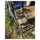 Pressure washer runs but leaks water under neath