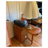 File cabinet table and contents
