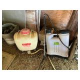 2 back pack sprayers