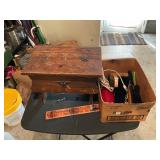 Shoe box and supplies