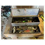John Deere toolbox and contents