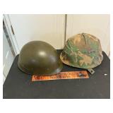 Military helmet and liner