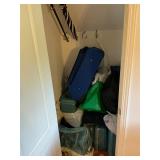Contents of closet
