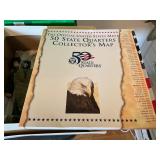 50 state quarters collectors map