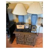 Cabinets,lamps and content