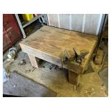 Table and vise