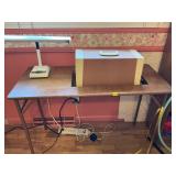 Sewing machine table