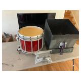 Snare drum with case