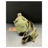 Military canteen and belt