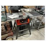 Working table saw