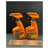 2 bottles of wheel and tire cleaner