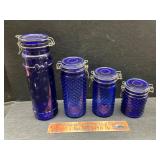 Blue jars