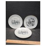 German plates and a bowl