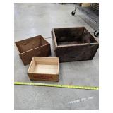 Wood crates
