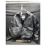 Leather coat