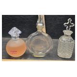 Perfume bottles and contents