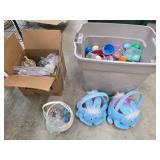 Tote and box of Easter