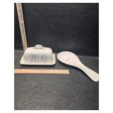 Rae Dunn butter dish and other