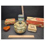 Tins buttons and other