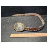 Belt with buckle
