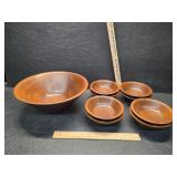 Solid Walnut salad set