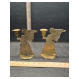 Brass candle stands