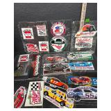 Vintage NASCAR sticker lot