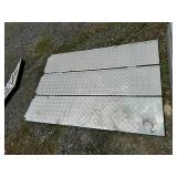 Folding aluminum ramps