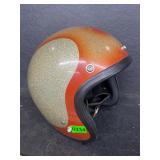 Vintage style motorcycle helmet