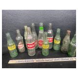 Vintage soda bottle lot