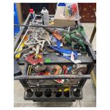 Rolling cart with tools