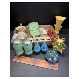 Jadeite, s&p, McCoy pottery and other
