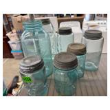 Vintage canning jar lot