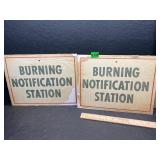 NOS  forestry Signs