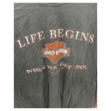 4- Vintage Harley Davidson T-shirts XL