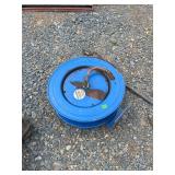 Air hose reel wall mount