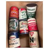 Vintage oil can lot