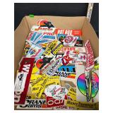 Large vintage racing sticker decal lot