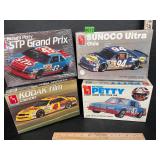 4- Vintage factory sealed 1/25 model kits