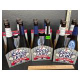 3- 1997 Coors light four packs