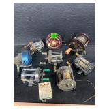 Vintage fishing reel lot