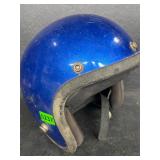 Vintage motorcycle helmet