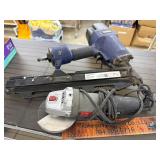 Framing gun and porter cable grinder