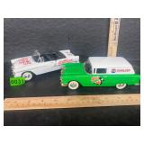 2- diecast banks Charlotte motor Speedway