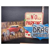 3- vintage style signs