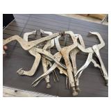 5 vise-grip clamps