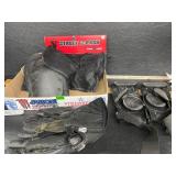 Glove and motorcycle pad lot