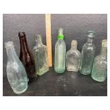 Antique bottle lot