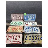 8- SC MOTORCYCLE TAGS