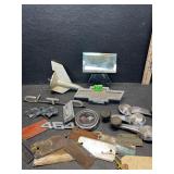Vintage classic car emblem  parts lot